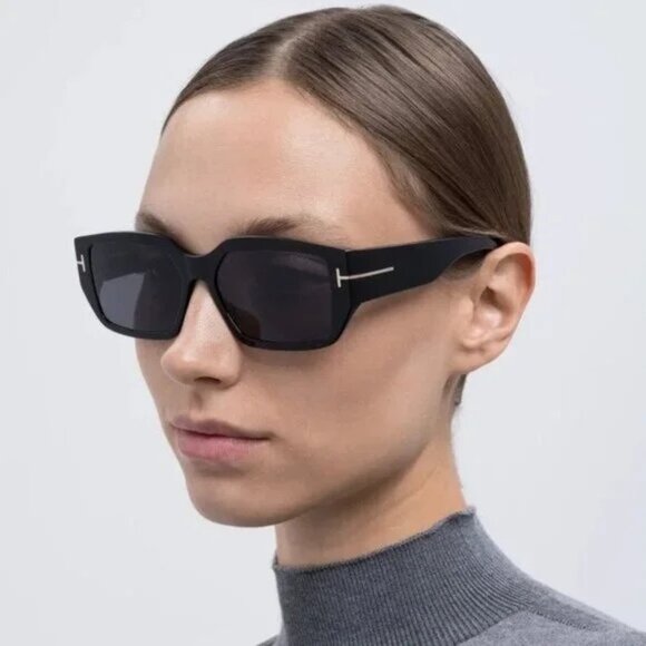NEW TOM FORD SILVANO-02 TF989 01A BLACK WOMEN SUNGLASSES TOM FORD FT0989 01A main image 8